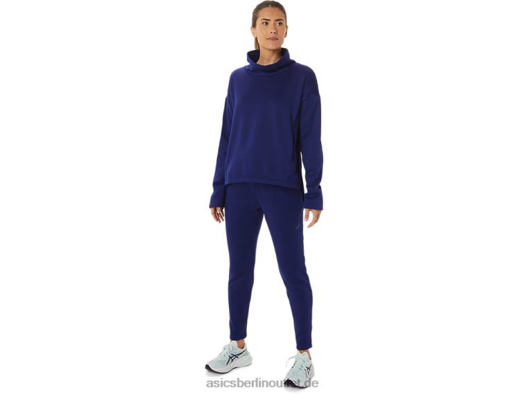Damenhose aus gebürstetem Strick BL4N2936Asics tauchblau