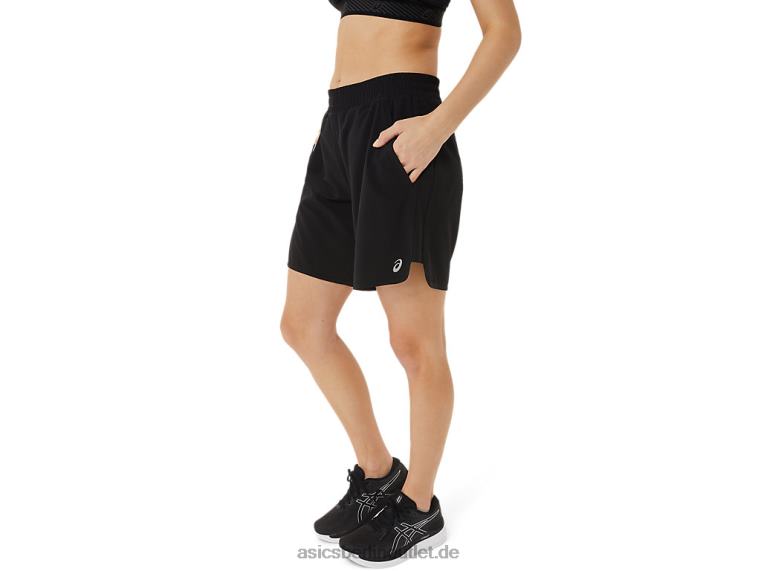 Fietro 7-Zoll-Shorts für Damen BL4N4037Asics Leistung schwarz