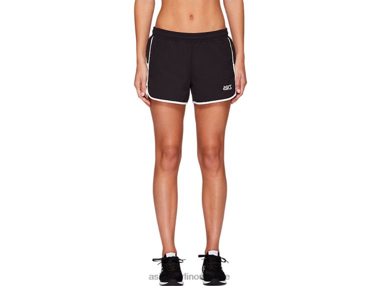 Gewebte Sport-Moment-Shorts für Damen BL4N4167Asics Leistung schwarz