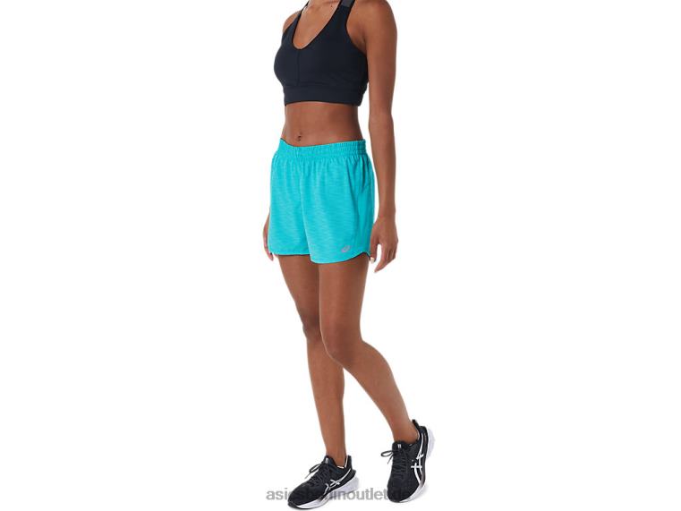 Lyte Speed ​​4-Zoll-Laufshorts für Damen BL4N3005Asics Meerglas-Spacedye