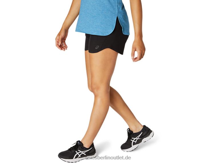 Lyte Speed ​​4-Zoll-Laufshorts für Damen BL4N4099Asics Leistung schwarz
