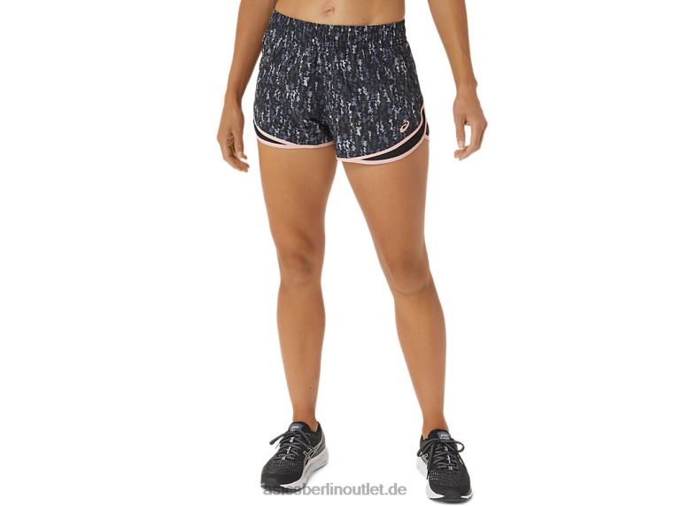 Pr Lyte 2,5-Zoll-Laufshorts für Damen BL4N3024Asics Japan gebürstetes Performance-Schwarz