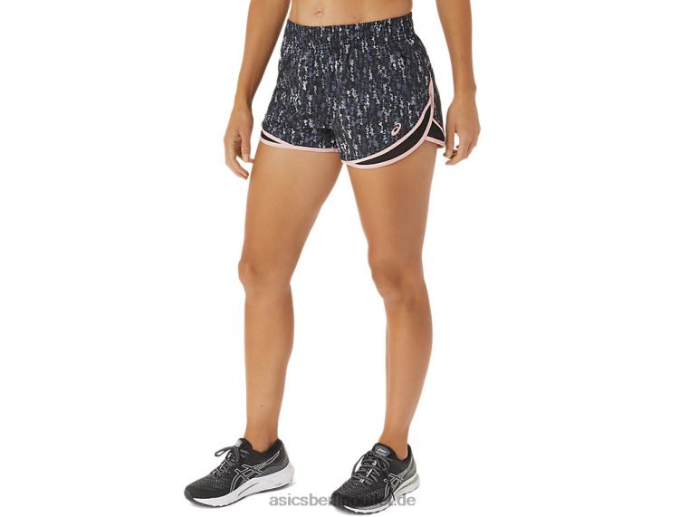 Pr Lyte 2,5-Zoll-Laufshorts für Damen BL4N3024Asics Japan gebürstetes Performance-Schwarz