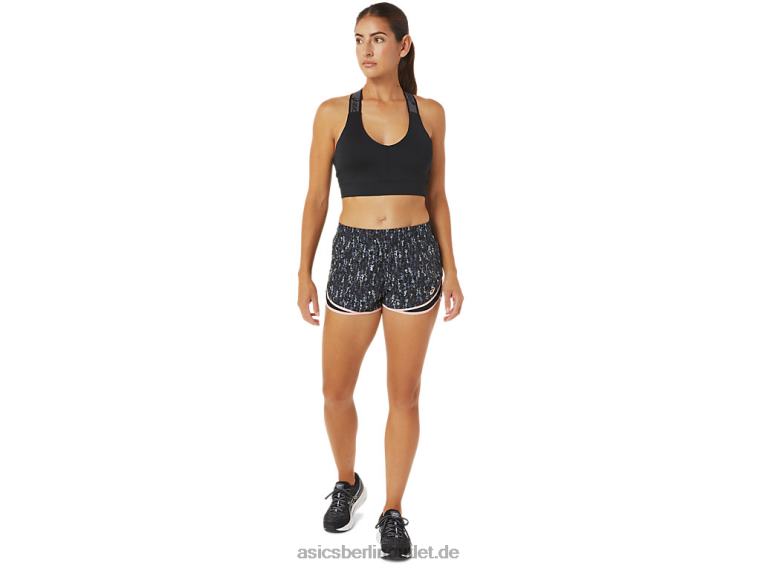Pr Lyte 2,5-Zoll-Laufshorts für Damen BL4N3024Asics Japan gebürstetes Performance-Schwarz