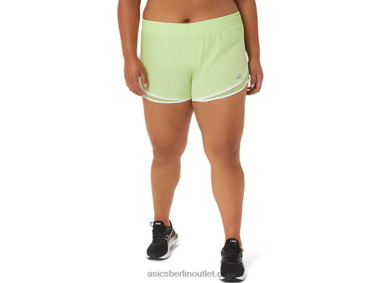 Pr Lyte 2,5-Zoll-Laufshorts für Damen BL4N3294Asics Lindgrün/Brillantweiß