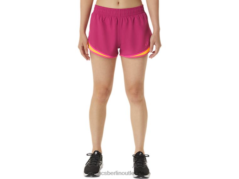 Pr Lyte 2,5-Zoll-Laufshorts für Damen BL4N3300Asics Fuchsiarot/Rosa gl