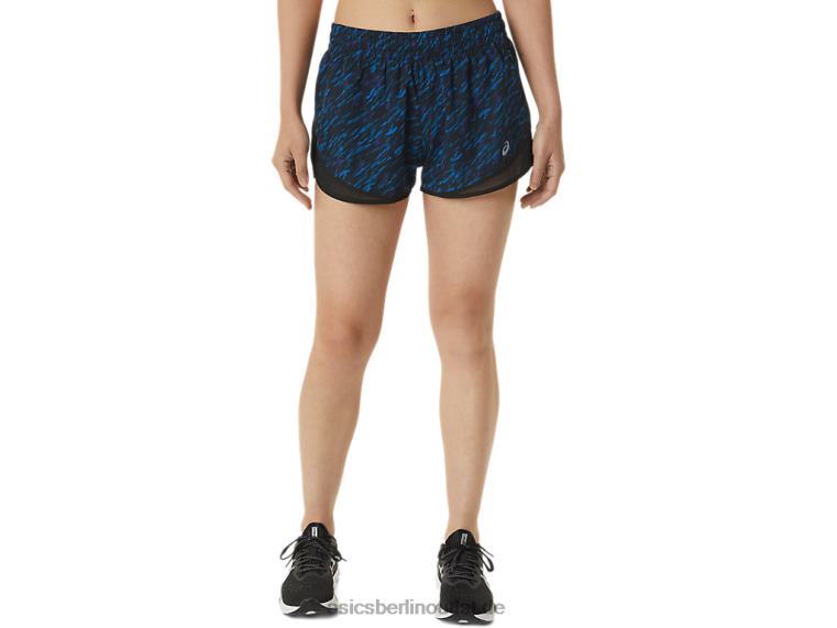 Pr Lyte 2,5-Zoll-Laufshorts für Damen BL4N3303Asics Nachtschatten/Seefahrt-Druck