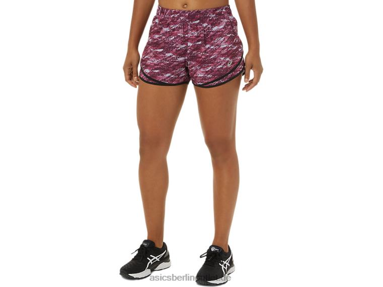 Pr Lyte 2,5-Zoll-Laufshorts für Damen BL4N3702Asics Deep Mars Print/Schwarz