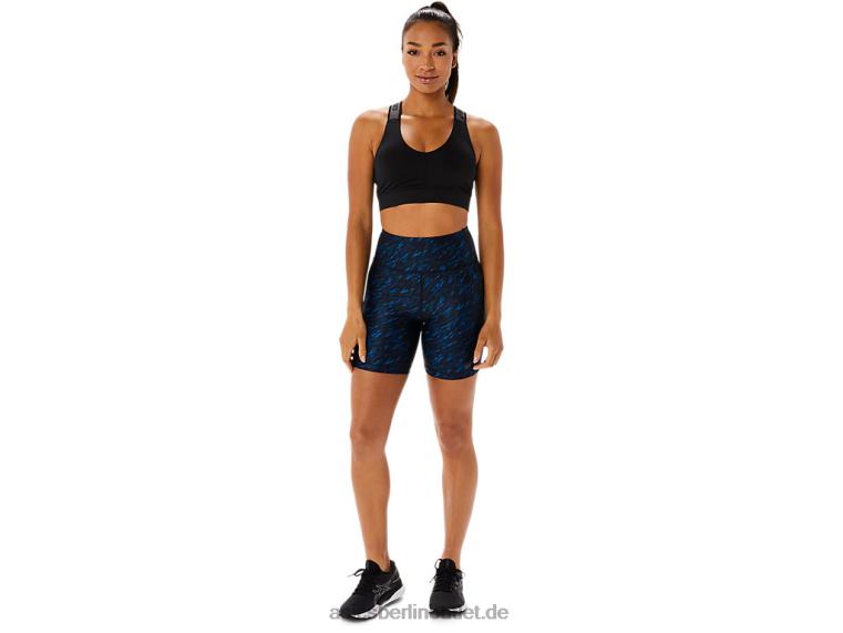 Pr Lyte 5-Zoll-Laufshorts für Damen mit Taschen BL4N3299Asics Nachtschatten/Seefahrt-Druck