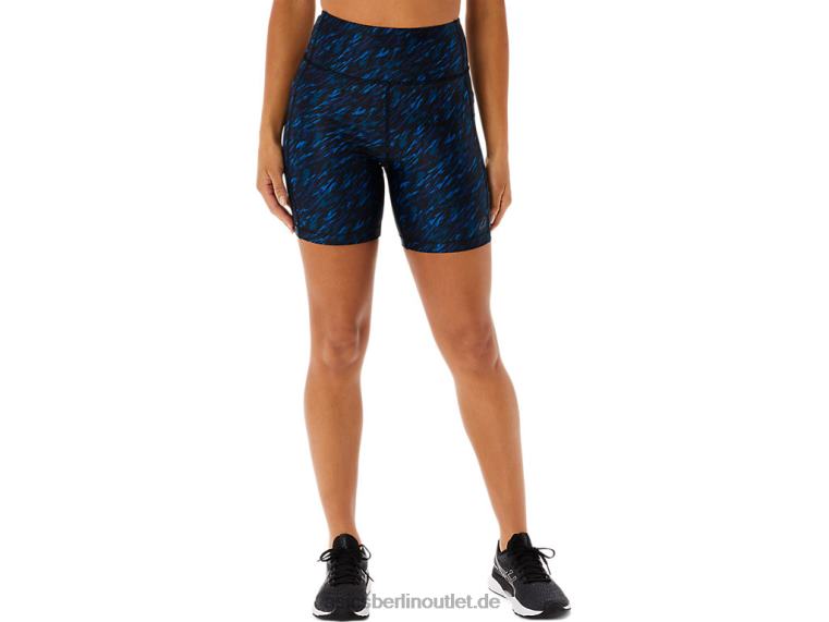 Pr Lyte 5-Zoll-Laufshorts für Damen mit Taschen BL4N3299Asics Nachtschatten/Seefahrt-Druck