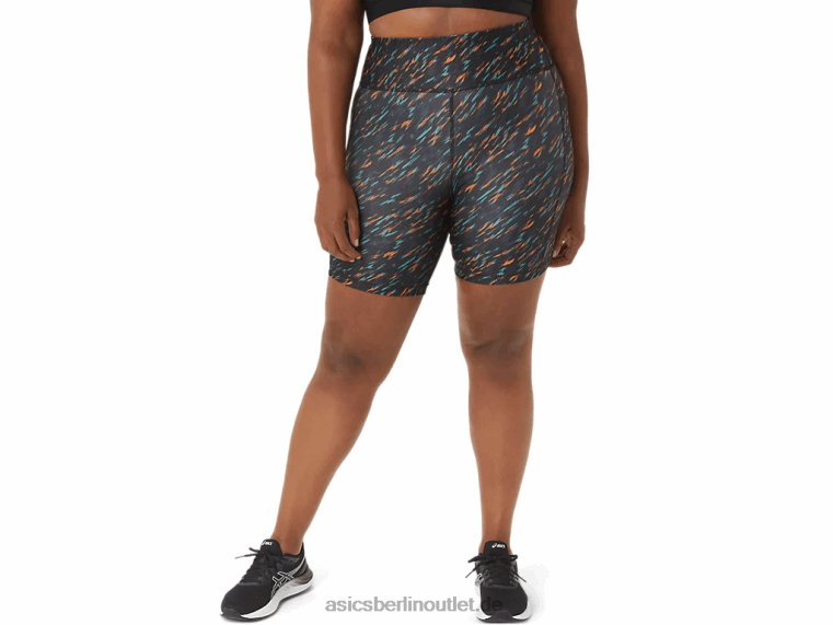 Pr Lyte 5-Zoll-Laufshorts für Damen mit Taschen BL4N3301Asics Nachtschatten/Salbei-Druck