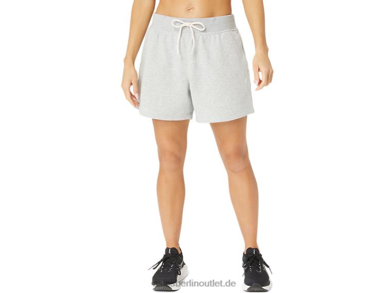 Sunday Sana Fleece-Shorts für Damen BL4N2151Asics hellgraues Heidekraut