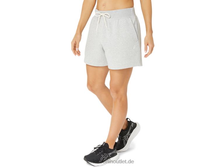 Sunday Sana Fleece-Shorts für Damen BL4N2151Asics hellgraues Heidekraut