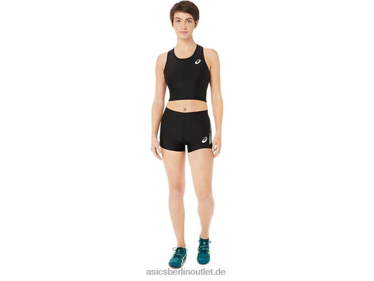 Trainings-Hotpant für Damen BL4N3402Asics Leistung schwarz