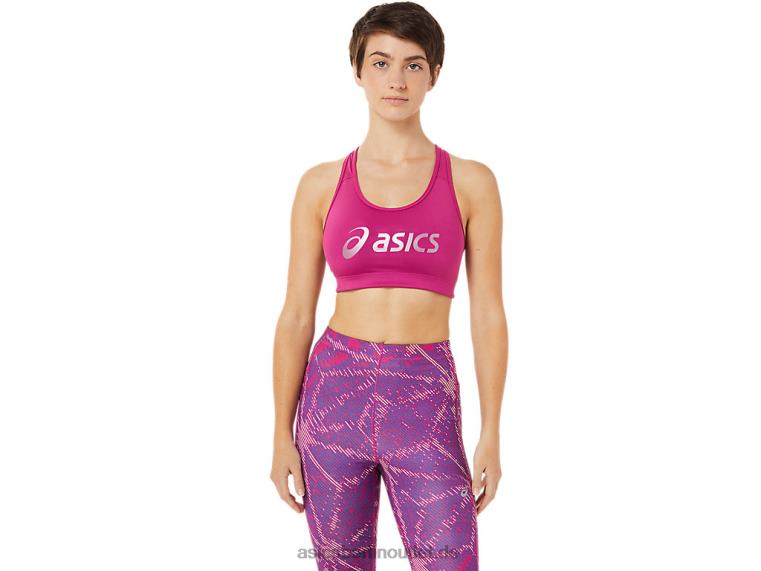 Damen-BH mit Sakura-Logo BL4N3459Asics fuchsiarot