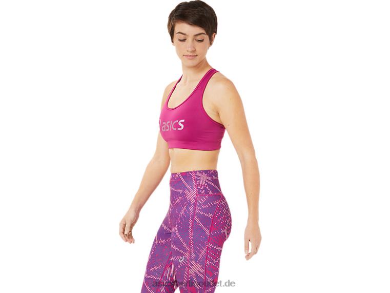 Damen-BH mit Sakura-Logo BL4N3459Asics fuchsiarot