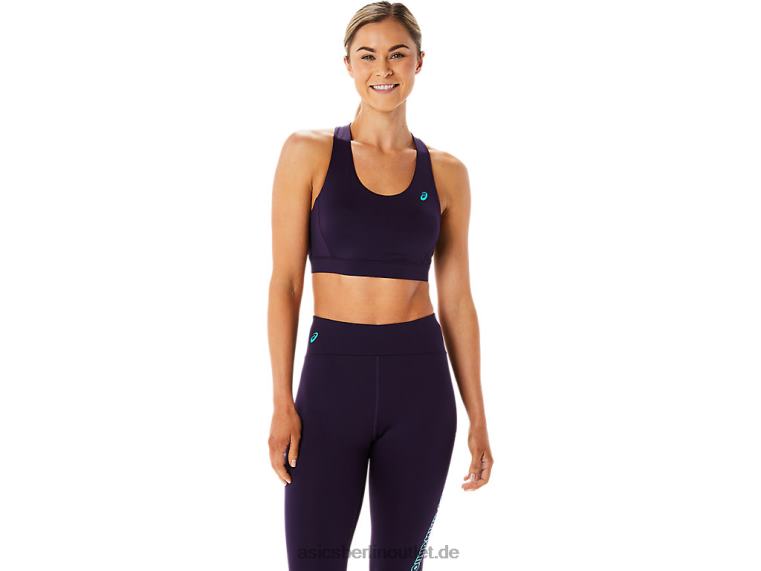 Damen-BH mit überkreuztem Rücken und Trägern BL4N2955Asics Nachtschatten