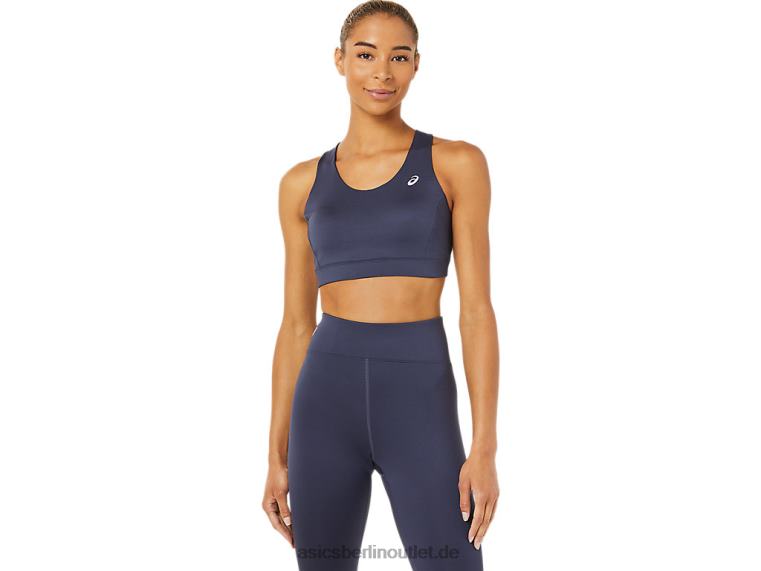 Damen-BH mit überkreuztem Rücken und Trägern BL4N3379Asics Indigo-Nebel