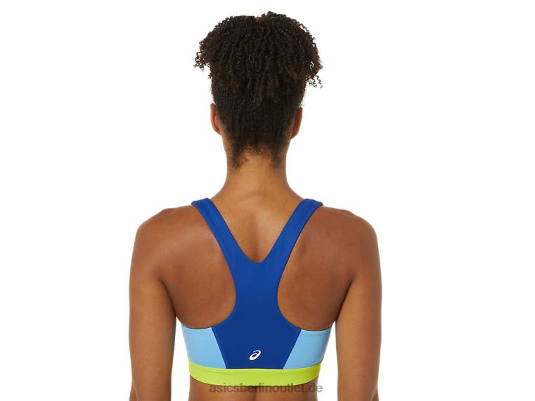 Damen, der neue starke, wiederverwendete BH BL4N3842Asics blau/arktischer Himmel/grüner Gecko