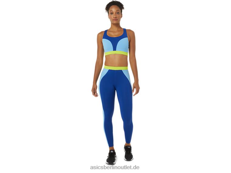 Damen, der neue starke, wiederverwendete BH BL4N3842Asics blau/arktischer Himmel/grüner Gecko