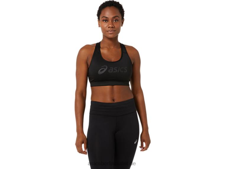 Gepolsterter Damen-BH BL4N3565Asics Leistung schwarz