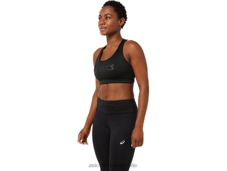 Gepolsterter Damen-BH BL4N3565Asics Leistung schwarz