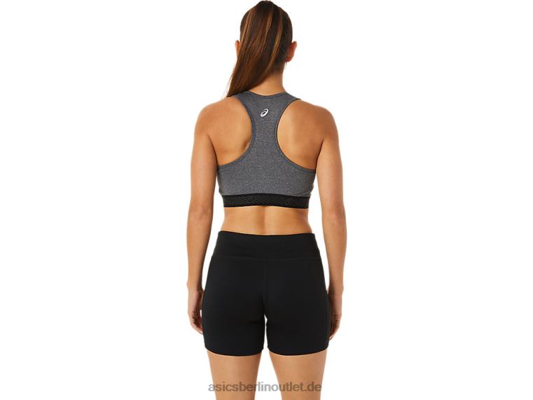 Gepolsterter Damen-BH Circuit II BL4N2885Asics dunkelgrau meliert/schwarz