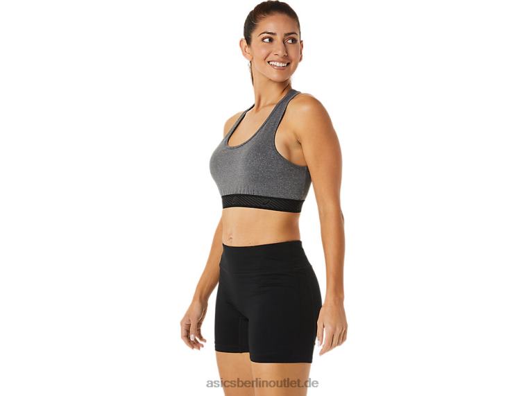 Gepolsterter Damen-BH Circuit II BL4N2885Asics dunkelgrau meliert/schwarz