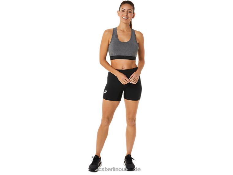 Gepolsterter Damen-BH Circuit II BL4N2885Asics dunkelgrau meliert/schwarz