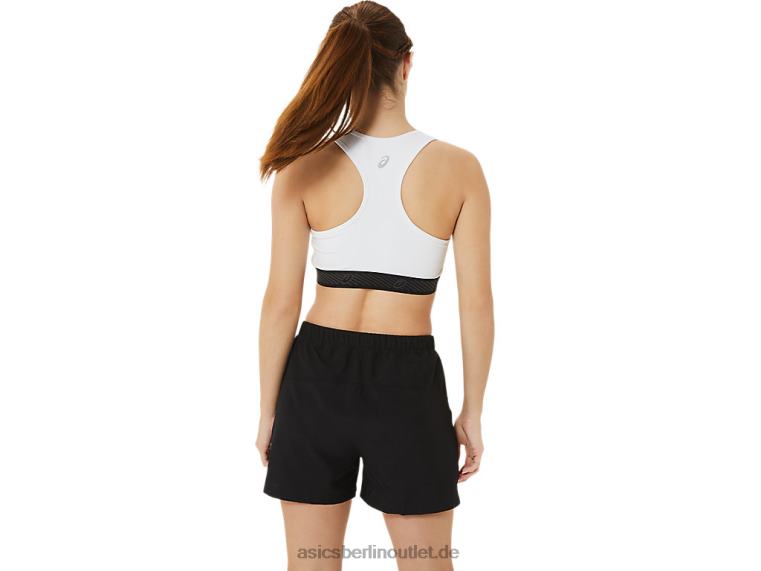 Gepolsterter Damen-BH Circuit II BL4N2953Asics strahlend weiß/schwarz