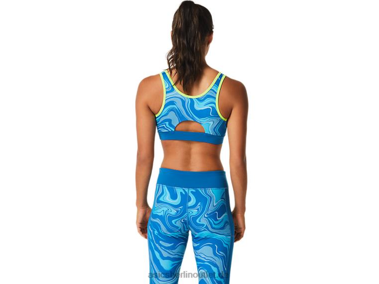 Grafik-BH für Damen BL4N2473Asics wiedergeborenes Blau