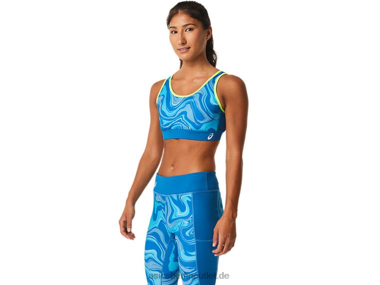 Grafik-BH für Damen BL4N2473Asics wiedergeborenes Blau