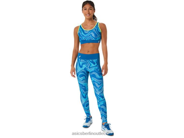 Grafik-BH für Damen BL4N2473Asics wiedergeborenes Blau