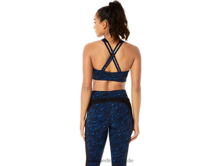 Kate-Träger-BH für Damen BL4N3513Asics Nachtschatten/Seefahrt-Druck