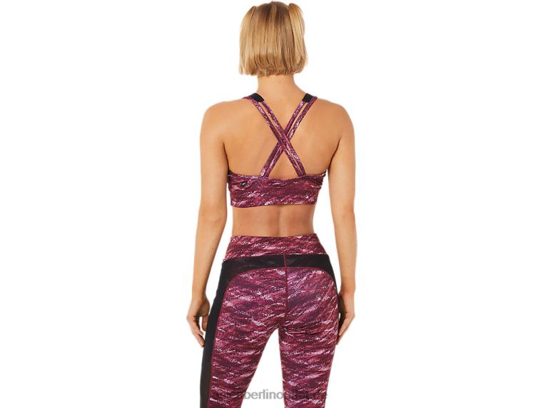Kate-Träger-BH für Damen BL4N3719Asics Deep Mars/Mist Multi
