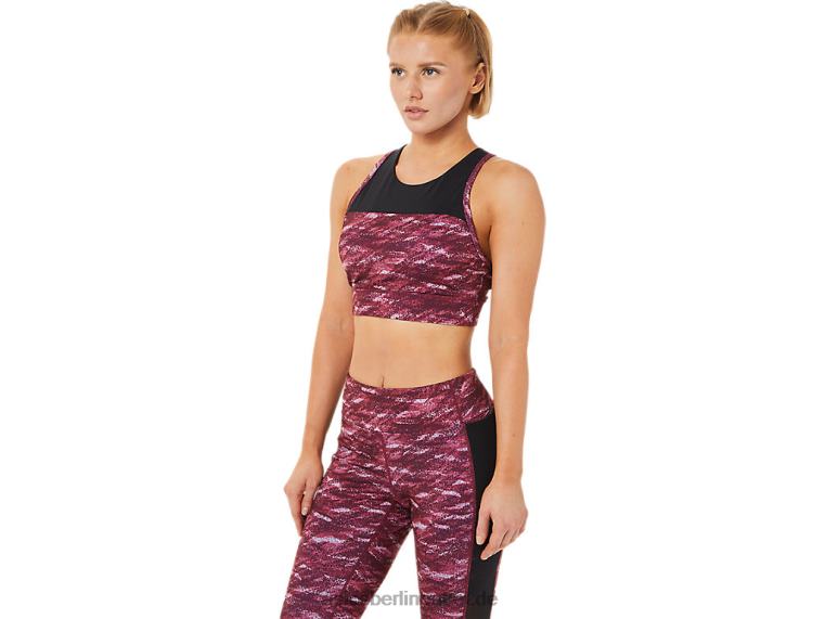 Kate-Träger-BH für Damen BL4N3719Asics Deep Mars/Mist Multi