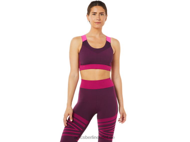 Nahtloser Damen-BH BL4N3512Asics tiefe Pflaume