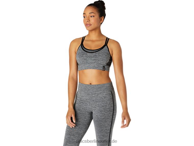 Nahtloser Wende-BH für Damen BL4N3659Asics Leistung schwarz