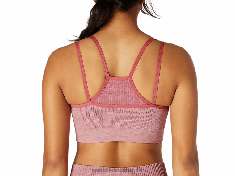 Nahtloser Wende-BH für Damen BL4N3664Asics rauchige Rose