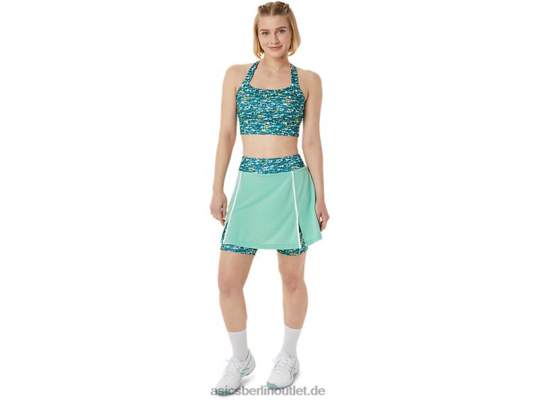 Neuer Strong 92 bedruckter BH für Damen BL4N3008Asics beruhigendes Meer