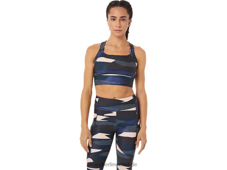 Neuer Strong 92 bedruckter BH für Damen BL4N3469Asics Brise-Druck
