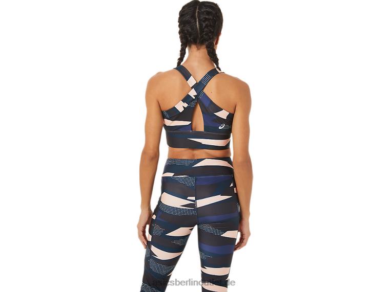 Neuer Strong 92 bedruckter BH für Damen BL4N3469Asics Brise-Druck