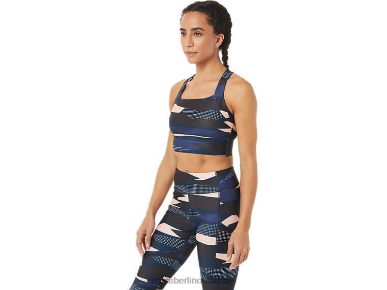 Neuer Strong 92 bedruckter BH für Damen BL4N3469Asics Brise-Druck