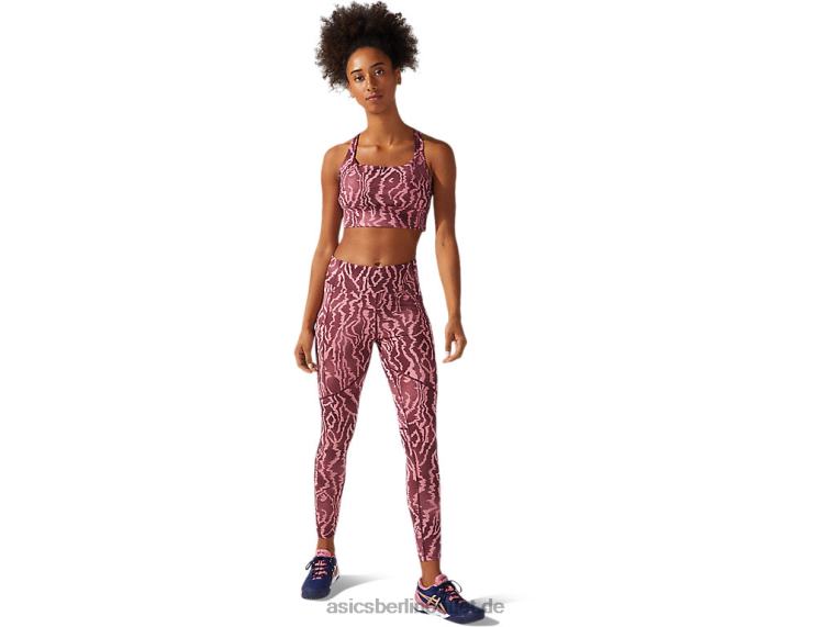 Neuer Strong 92 bedruckter BH für Damen BL4N3803Asics tiefer Mars-Druck