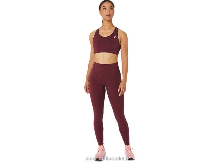 Runkoyo-Jacquard-BH für Damen BL4N2783Asics tiefer Mars