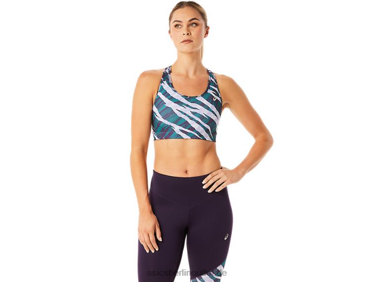 Wild-Camouflage-BH für Damen BL4N3051Asics Nachtschatten/Samtkiefer