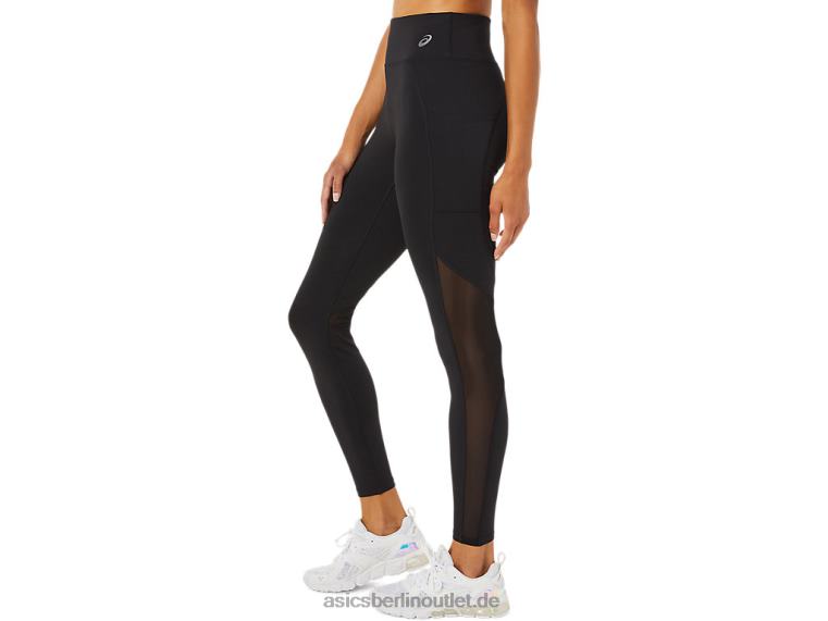 Damen-Mesh-Block-Tight BL4N3412Asics Leistung schwarz