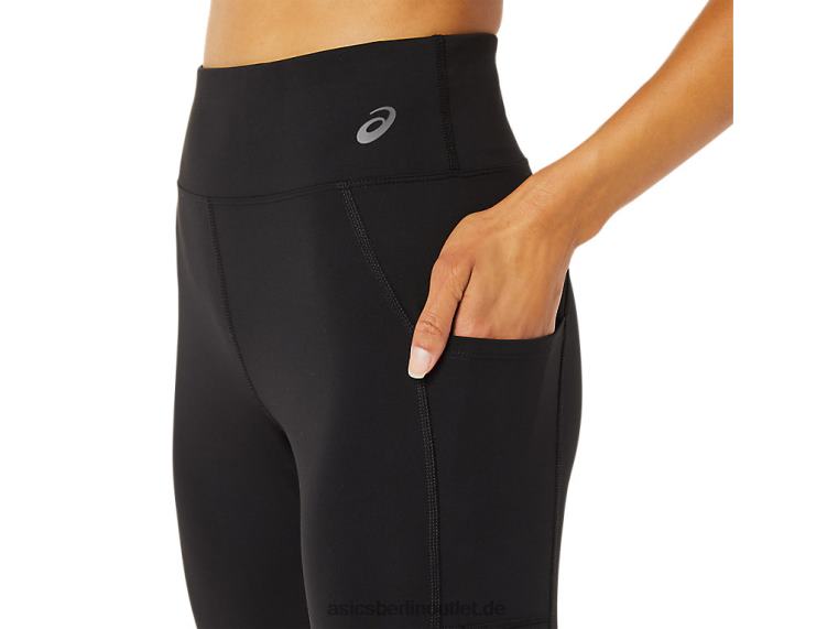 Damen-Mesh-Block-Tight BL4N3412Asics Leistung schwarz