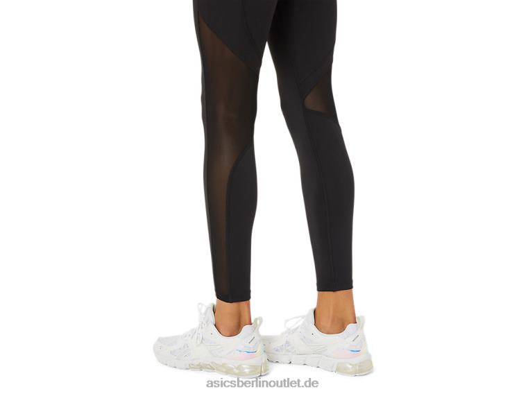 Damen-Mesh-Block-Tight BL4N3412Asics Leistung schwarz