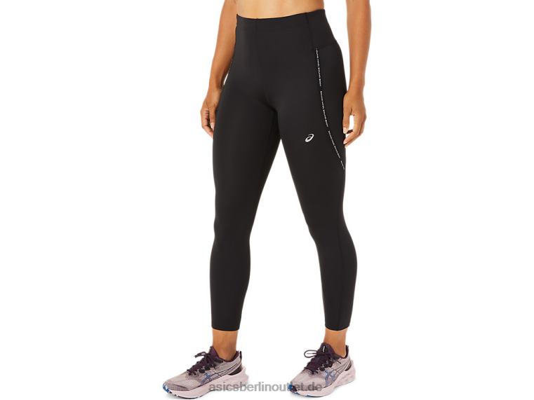 Damen-Race-Tight mit hoher Taille BL4N3332Asics Leistung schwarz